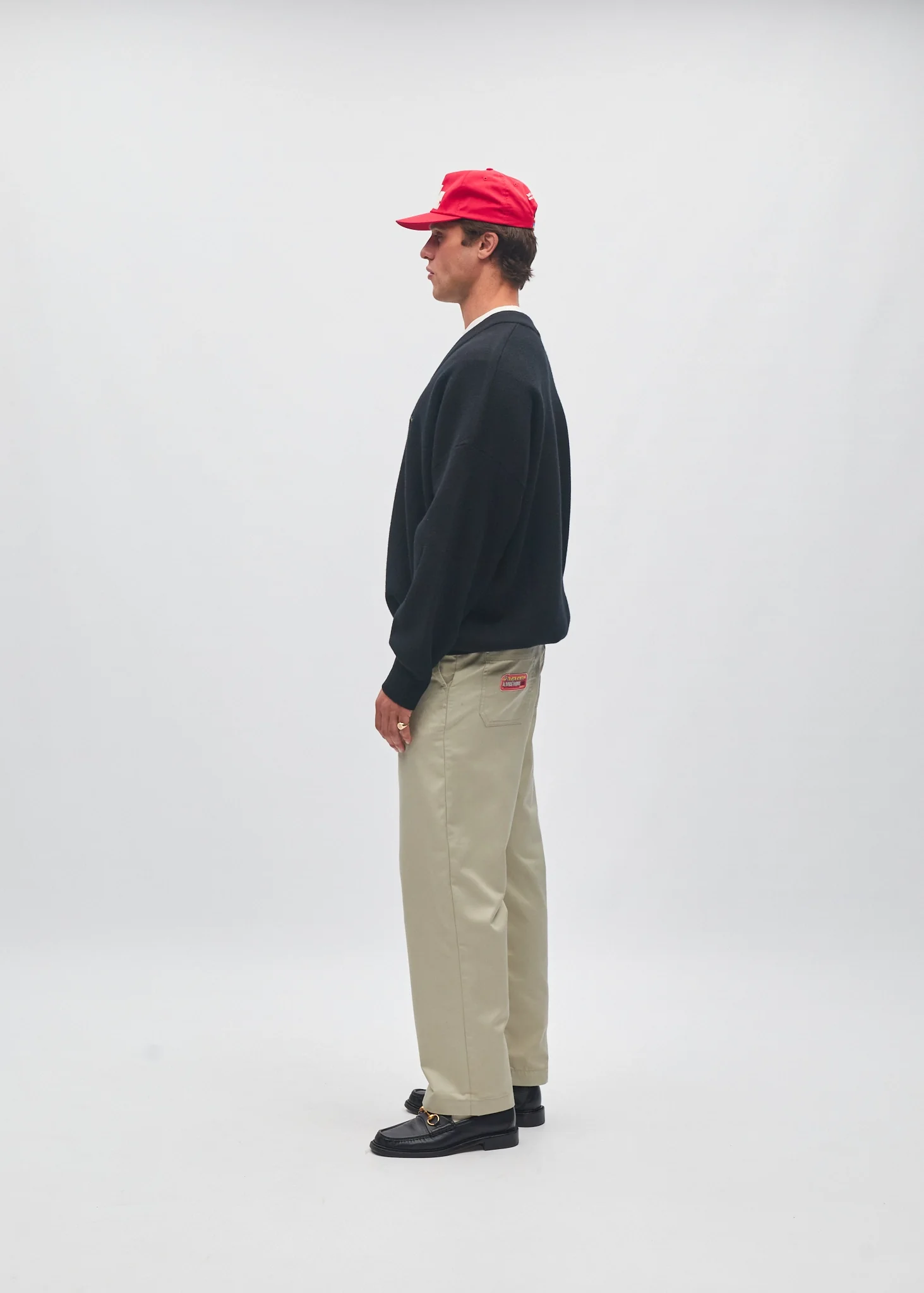 Heavyweight Merino Wool V-Neck - Image 3