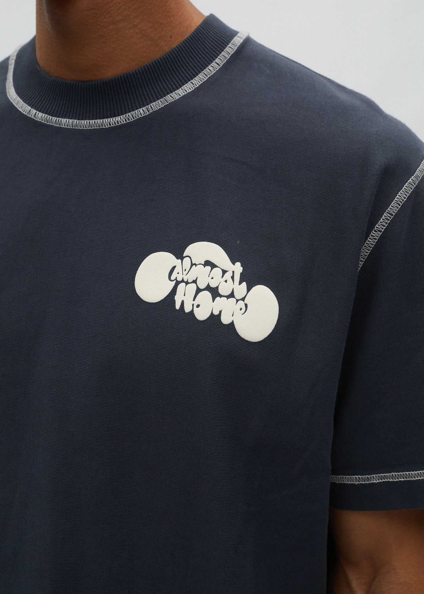 Contrast Stitched Tee - Image 5