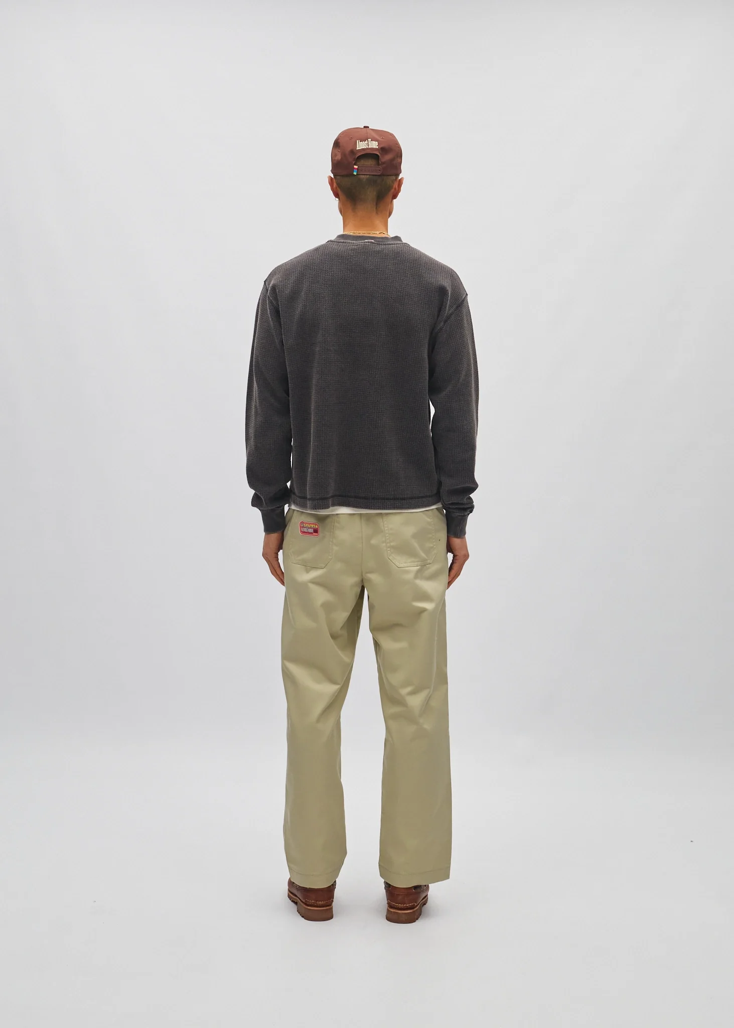 Cropped Waffle Long Sleeve - Image 4