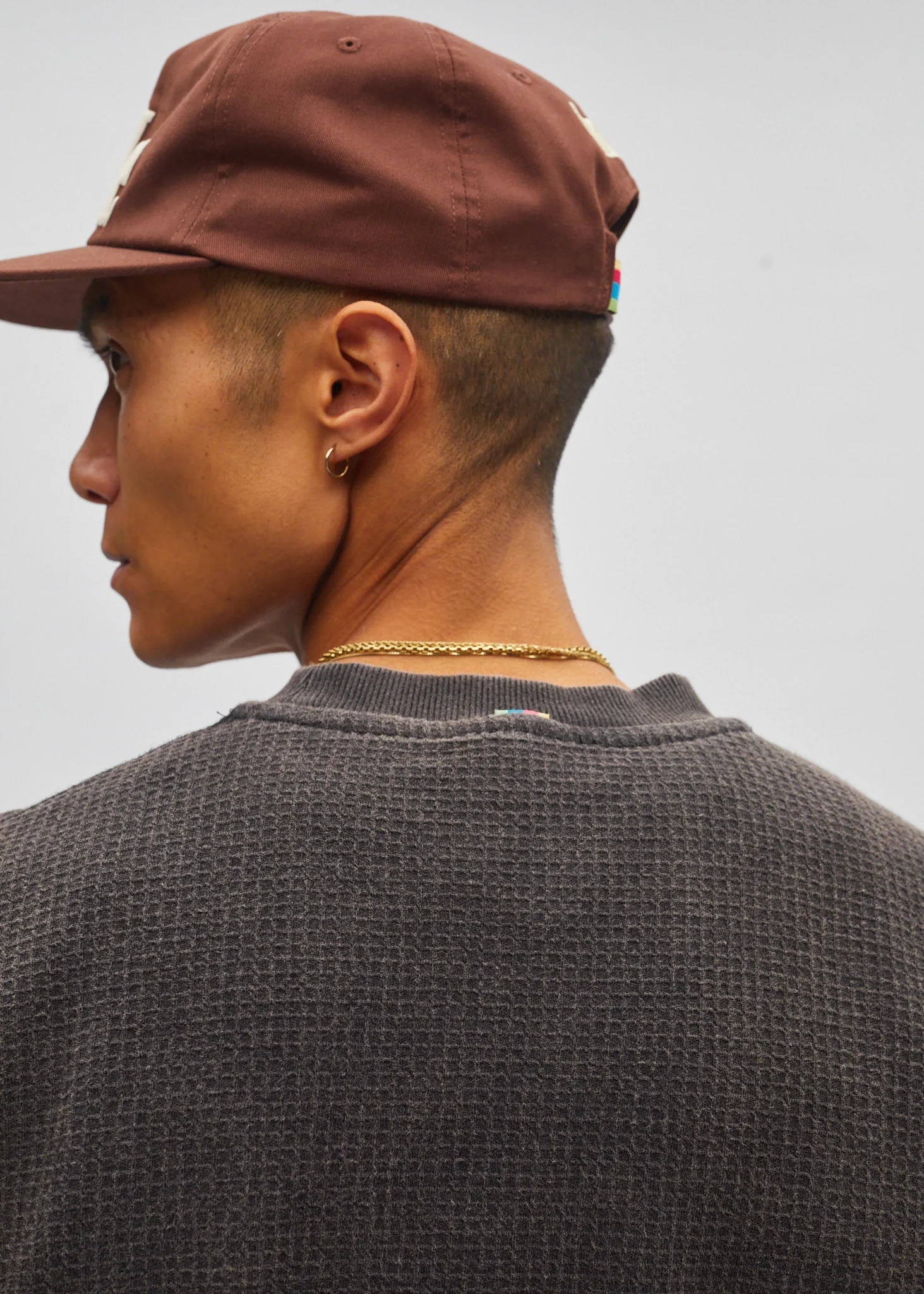 Cropped Waffle Long Sleeve - Image 5
