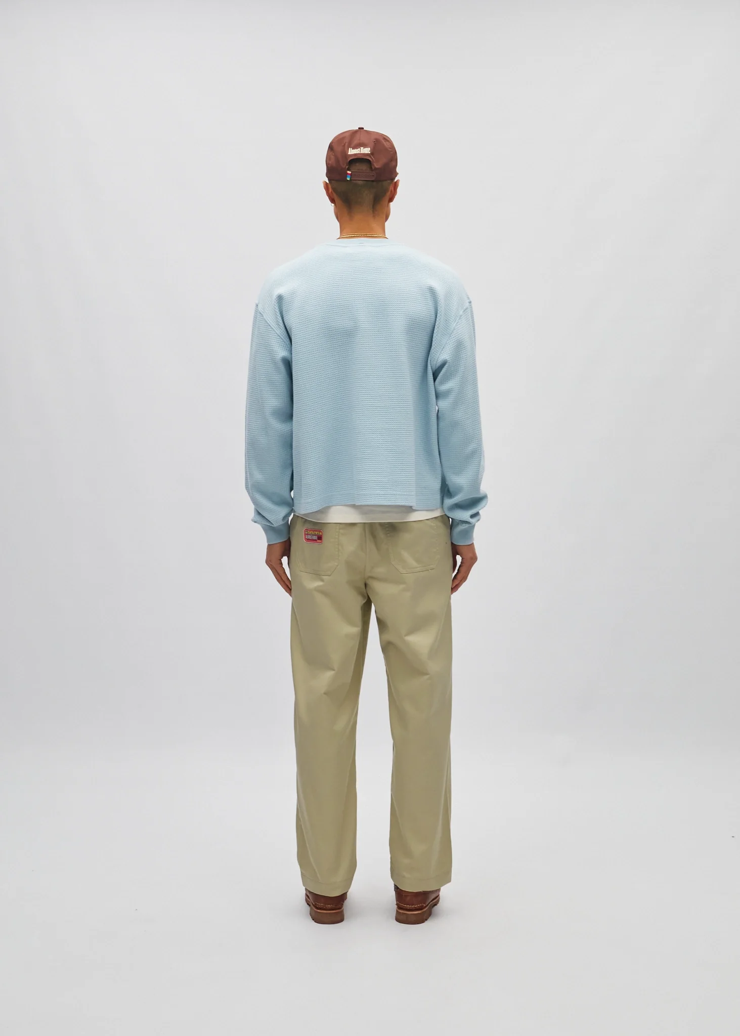 Cropped Waffle Long Sleeve - Image 4