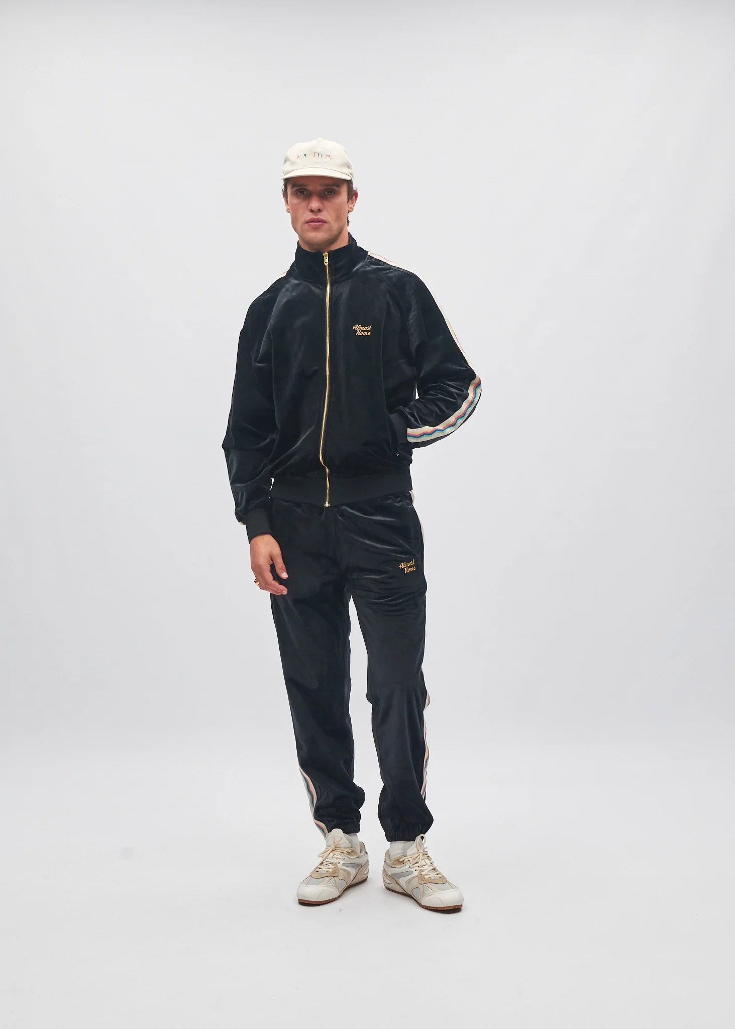 Velour Zipper